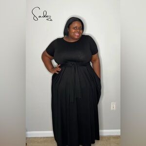 2 Piece Pleated Maxi Skirt With Pockets